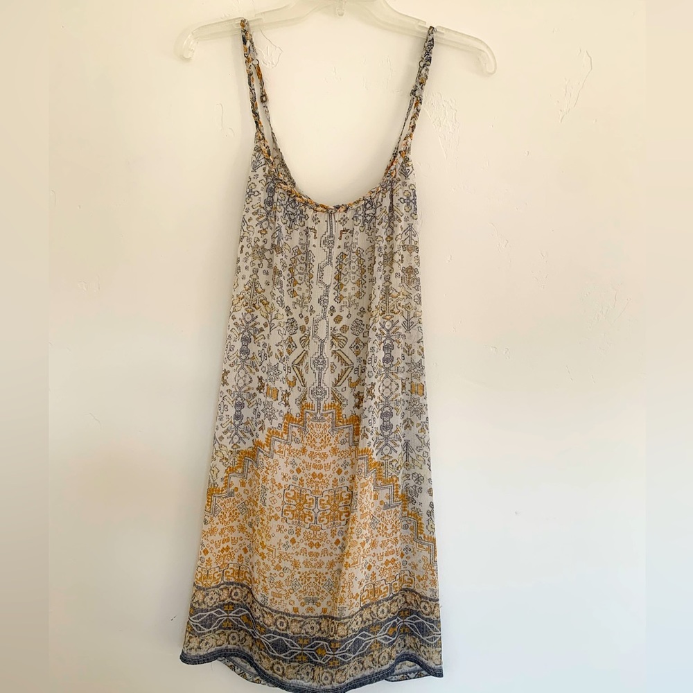 adjustable cross cross summer dress